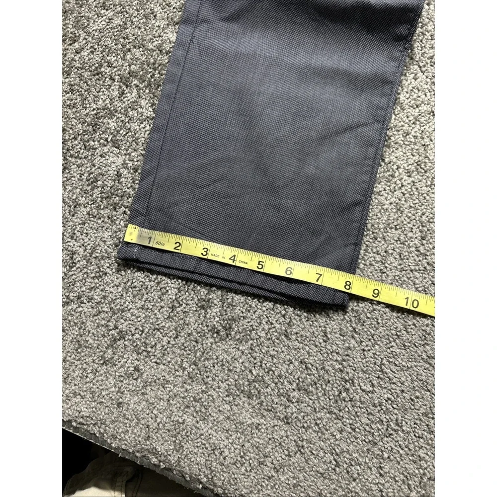Hugo Boss Mens Pants 32x34 Blue Gray Regular Fit Kansas-10 Dress Trousers